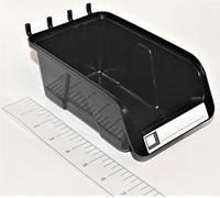 WallPeg 10 Each 7" Pegboard Bins Kit - Large Pegboard Bins for Craft Room Storage & Garage Peg Board Organization - Handy Pegboard Wall Organizer Bins Set -Made in USA-