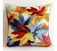 Wallphantom 11CT Cross Stitch Pillow Kits,Leaf