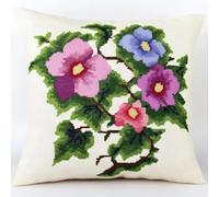 Wallphantom Cross Stitch Cushion Covers Kits,Flowers