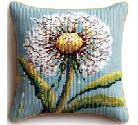 Wallphantom Cross Stitch Cushion Kit 45x45cm,Dandelion Flowers