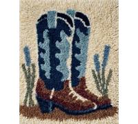 Wallphantom DIY Latch Hook Rug Kit,Boots