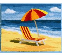 Wallphantom DIY Latch Hook Rug Kits for Adults,Beach Lounge Chairs