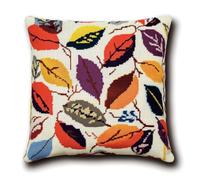 Wallphantom Embroidery Pillow Covers Kits,Leaf