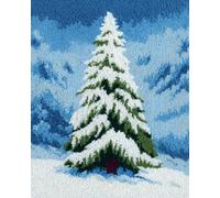 Wallphantom Latch Hook Kits Rugs,Christmas Pine Tree