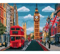 Wallphantom Latch Hook Kits Rugs,London City Streets