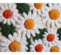 Wallphantom Latch Hook Rug Kit,Daisy