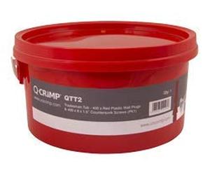 Wallplug & Screw Trade Tub, 400 xRED Plugs + 1.5x8 Wood Screws