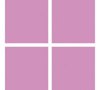 Wallpops 4 X Large Self-Adhesive Plain Pink Square Wall Stickers