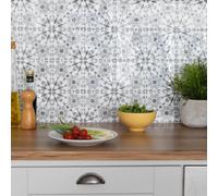 Wallpops Catalan 3D Epoxy Tile Stickers 25.4Cm(L) 25.4Cm(W) Pack Of 4