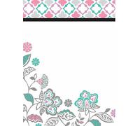 Wallpops Floral Medley Self-Adhesive Dry Erase Message Note Board