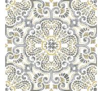Peel & Stick Vinyl Floor Tiles 10pcs Per Pack Marble Moroccan Floral Pattern Floor Pops - 21 Styles Sticky Back - Self Adhesive ANTICO FP2947