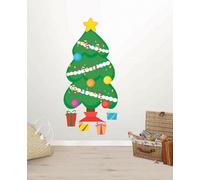 Wallpops Large Self-Adhesive Christmas Tree & Presents Wall Art Stickers