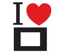 Wallpops Large Self-Adhesive I Love Photo Frame Wall Words Quotes Stickers