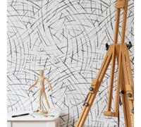 Wallpops Nu Wallpaper Imprint Black Self Adhesive Wallpaper 5.49M(L) 52.07Cm(W)