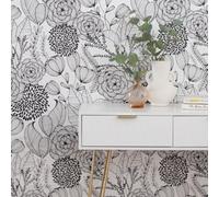 Wallpops Nu Wallpaper Secret Black Self Adhesive Wallpaper 5.49M(L) 52.07Cm(W)