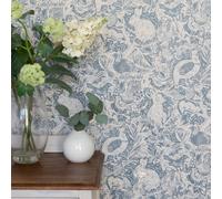 Wallpops Nu Wallpaper Terrene Blue Self Adhesive Wallpaper 5.49M(L) 52.07Cm(W)
