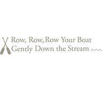 Wallpops Repositionable Baby Nursery Rhyme, Row Your Boat