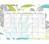 Wallpops Self Adhesive Dry-Erase Monthly Calendar, Habitat