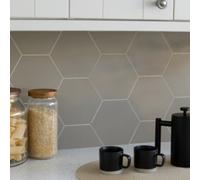 Wallpops Wall Pops Hexagon Beige 17.19 X 14.98Cm Premium Self-Adhesive Vinyl Wall Tiles Pack 27