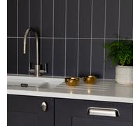 Wallpops Wall Pops Subway Black 9.98 X 29.99Cm Premium Self-Adhesive Vinyl Wall Tiles Pack 10