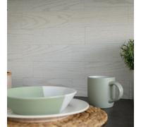 Wallpops Wall Pops Wooden Panel White Wash 26.67 X 26.67Cm Premium Self-Adhesive Vinyl Wall Tiles Pack 4