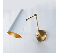 Wallps, Elegant Articulatimid-Century Modern Metal Sconce, Articulating, Mid-Century Modern, Metal, Sconce, Elegance, Wall Lights for Liviroom/Brass Pole with Ivory/a