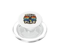 Walls Are Part Of The Plan - Cool Padel PopSockets PopGrip for MagSafe