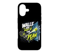 Walls Are Part Of The Plan - Padel Player Case for iPhone 17