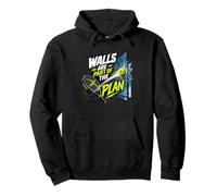 Walls Are Part Of The Plan - Padel Player Pullover Hoodie