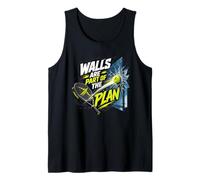 Walls are Part of The Plan - Padel Player Tank Top