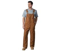 Walls Men's Frost Blizzard Pruf Insulated Bib Overall Coveralls, Pecan, L Short