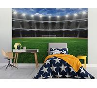 Walltastic Football Crazy Wallpaper Mural, FSC Paper, Multi, 8 feet High x 10 feet Wide, 1 Size