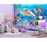 Walltastic Magical Mermaids 6 Panel Wallpaper Mural, FSC Paper, Multi, 8 feet High x 10 feet Wide, 1 Size