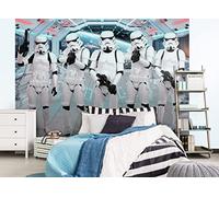 Walltastic Original Stormtrooper 6 Panel Wallpaper Mural, FSC Paper, Multi, 8 feet High x 10 feet Wide, 1 Size