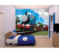 Walltastic "Thomas and Friends Wallpaper Mural, Paper, 8 x 10 ft