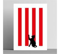 walltonic - Sunderland AFC Football Club 'The Black Cats' Wall Art Print Poster Gift - Unframed - Size A3