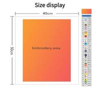 WallustrioaW 11CT Cross Stitch Kits,Girl on a Swing,Stamped Cross Stitch for Adults Beginners,Embroidery Crafts Kit for Home Decoration,40x50cm