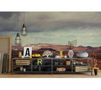 WallustrioaW 3D Custom Seamless Wallpaper,Photo Mural,Sky Desert Road Landscape Suitable for Living Room Bedroom,Easy to Install,Home Decoration for UK Homeowners-312X219Cm