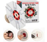 WALLWEB Drywall Repair Kit - Innovative Dry Wall Hole Patch Kit - No Dry Wall or Tape Required - Fix Drywall Hole in Minutes