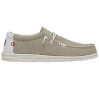 Breathable and durable casual mocassin Wally Braided - male - Hey Dude - Laced Shoes - Beige - 11 UK - Shoes 11 UK
