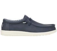 HEYDUDE - Men's Wally Classic Slip-On Shoes, Navy, 13 UK