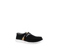 Wally Craft Suede Shoe HEYDUDE Black 7