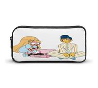Wally-Darling Judi Merch Pen Pouch Kawaii Stationery Storage Pen Cases for Adults Small Makeup Bag 8.7x4.7x2 Inch