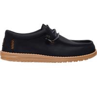 Wally Full Grain Leather Black/Tobacco Brown 13