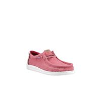 Hey Dude Wally Jute Men's Shoes Men's Trainers, Size 11 In Claret Red/Silver Birch