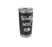 Wally Mode On Name Stainless Steel Insulated Tumbler