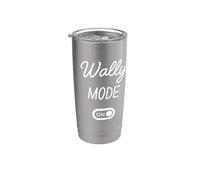 Wally Mode On Name Stainless Steel Insulated Tumbler