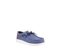 HEYDUDE Wally Palm Jute Shoes Navy Blazer/Chili Red Size 10 Male