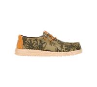 HEYDUDE - Wally Palm Jute, Men Slip-On shoes, Burnt Olive/Ginger Brown, M7