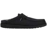 HEYDUDE - Wally Slip Stretch Canvas, Men Slip-On shoes, Black/Black, M8